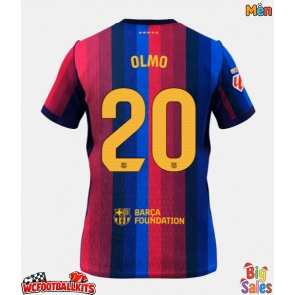 Barcelona Dani Olmo #20 Replica Home Stadium Shirt 2026-27 Short Sleeve